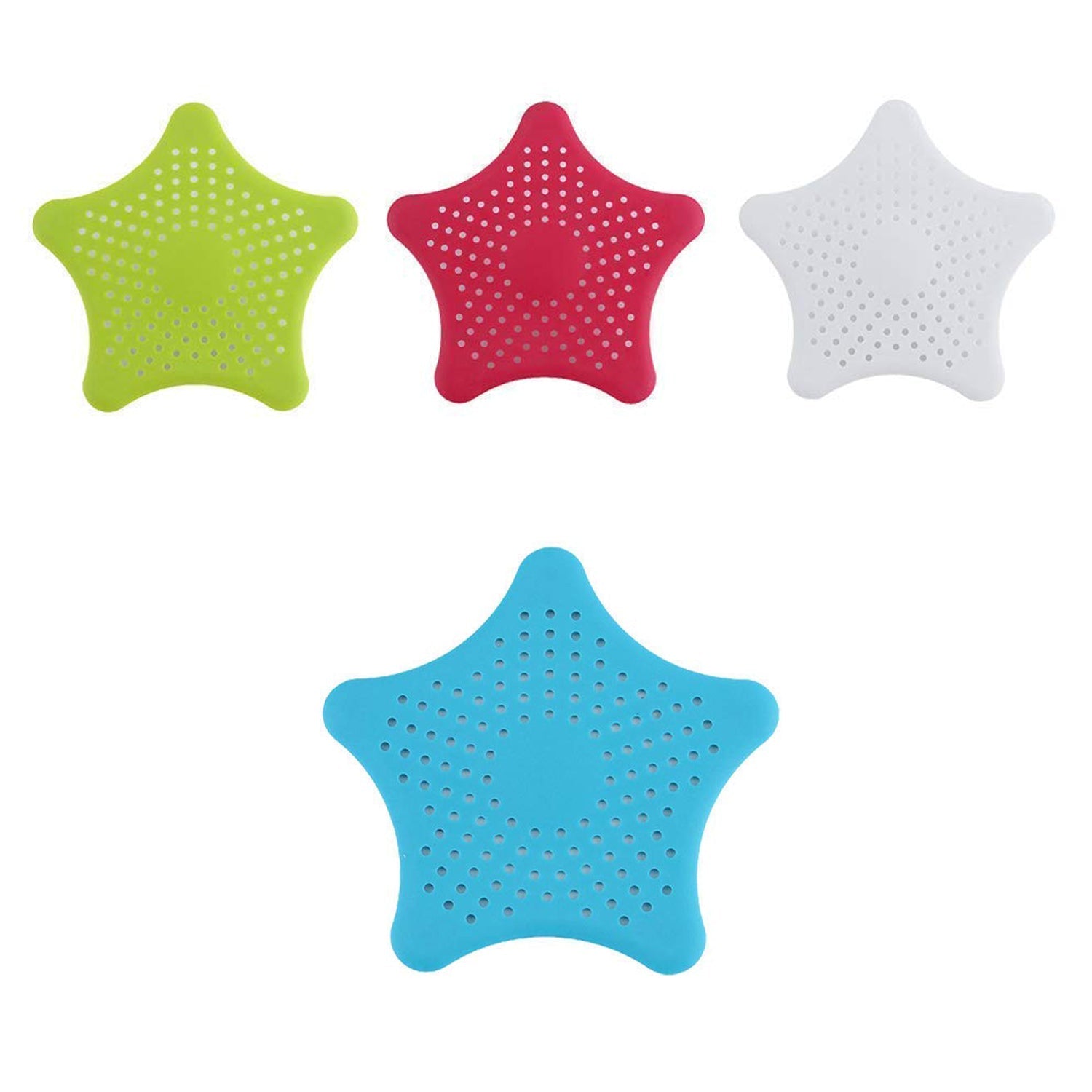 0830 Star Shape Suction Cup Kitchen Bathroom Sink Drain Strainer Hair Stopper Filter, Star Shaped Sink Filter Bathroom Hair Catcher, Drain Strainers Cover Trap Basin(Mix Color 1 Pc) 0830 Star Shape Suction Cup Kitchen Bathroom Sink Drain Strainer Hair Stopper Filter, Star Shaped Sink Filter Bathroom Hair Catcher, Drain Strainers Cover Trap Basin(Mix Color 1 Pc)